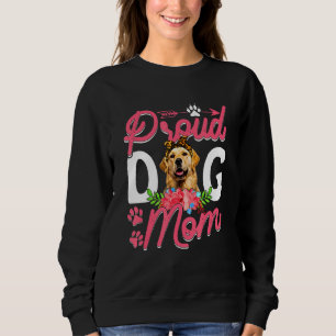 Niedliche Golden Retriever Dog Mama Funny Mother Sweatshirt
