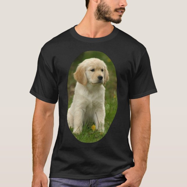 Niedliche Golden Retriever Welpe   T-Shirt (Vorderseite)