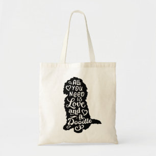 Niedliche Goldendoodle-Labradoodle-Tote-Tasche Tragetasche