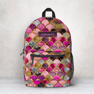 Niedliche Goldmagenskala Bedruckter Rucksack