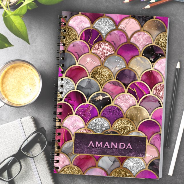 Niedliche Goldmagenskala Notizbuch (Von Creator hochgeladen)