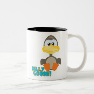 Niedliche Goofkins alberne Gänse Zweifarbige Tasse