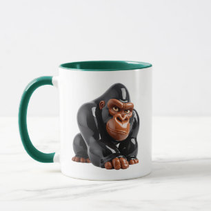 Niedliche Gorilla-Illustration Tasse