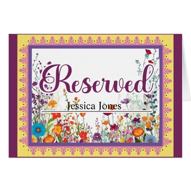 Niedliche Gothic Garden Sugar Skull Reservierte Ka (Vorderseite (Horizontal))