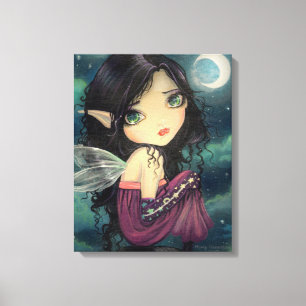 Niedliche Gotik Big-Eye Fairy Fantasy Art Leinwanddruck