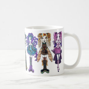 Niedliche gotische feenhafte Kunst-Tasse Tasse
