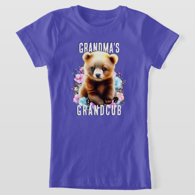 Niedliche Grandmas Grandcub T-Shirt (Ablage )