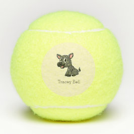 Niedliche Graucreme Tennisbälle