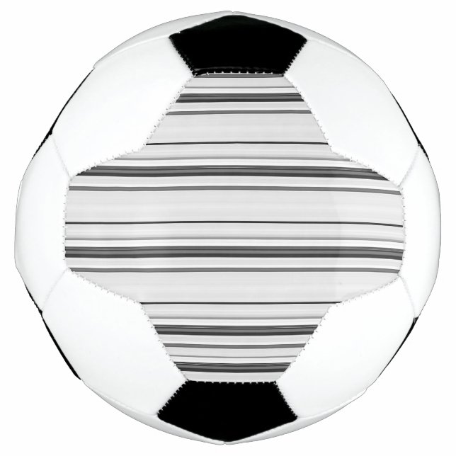 Niedliche, graue Streifen Fußball (Vorderseite)
