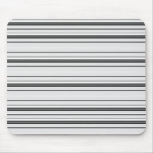 Niedliche, graue Streifen Mousepad