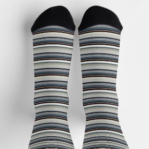Niedliche graue Streifen Socken