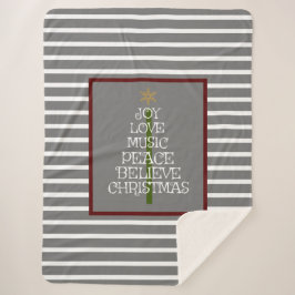 Niedliche Graue/weiße Weihnachtsberge in einem Bau Sherpadecke