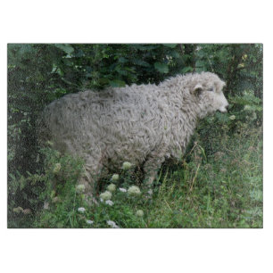 Niedliche Greedy Sheep Eating Cutting Board Schneidebrett