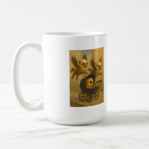Niedliche Griffins & Baby Cyclops Mythology Fantas Kaffeetasse