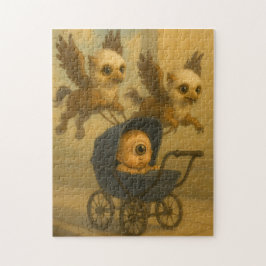Niedliche Griffins & Baby Cyclops Mythology Fantas Puzzle