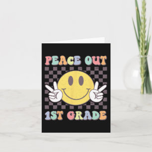 Niedliche Groovy der ersten Klasse am letzten Tag Karte