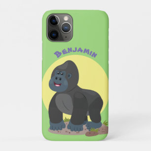 Niedliche, große Gorilla-Cartoon-Abbildung Case-Mate iPhone Hülle