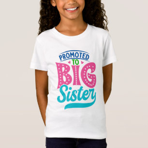 niedliche große Schwestermädchen T-Shirt