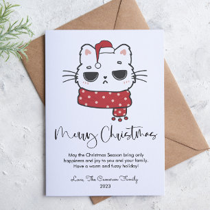 Niedliche Grumpy Cat Haustierliebhaber Weihnachten