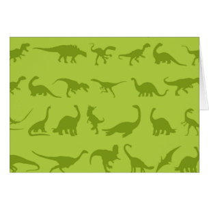 Niedliche grüne Dinosaurier-Muster für Jungen