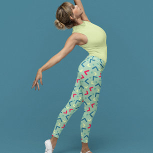 Niedliche grüne Übung Yoga Frauen Leggings