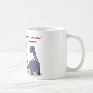 Niedliche Gruppe Dinosaurier Rawr bedeutet uns Tasse