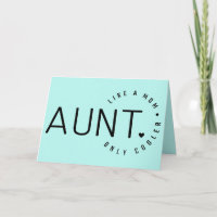 Niedliche Grußkarte für eine Tante; Tante; Geburts