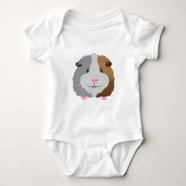 niedliche Guinea Baby Strampler (Vorderseite)
