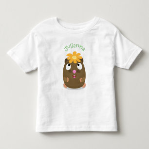 Niedliche Guinea Cartoon Kleinkind T-shirt