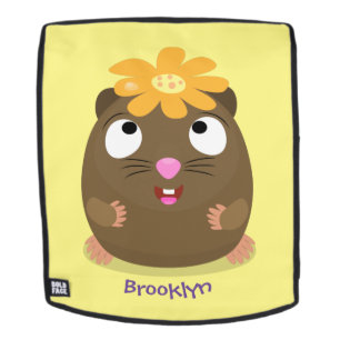 Niedliche Guinea Cartoon Rucksack