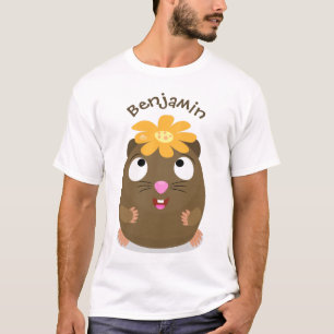 Niedliche Guinea Cartoon T-Shirt