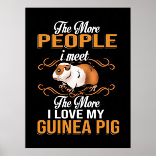 Niedliche Guinea Mama Poster