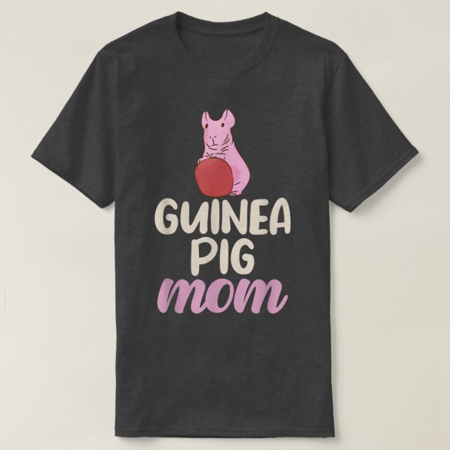 Niedliche Guinea Mama T-Shirt (Design vorne)