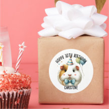 Niedliche Guinea Pig Birthday Party bevorzugt