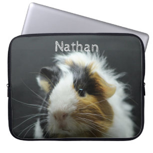 Niedliche Guinea Pig Chalkboard Personalisiert Laptopschutzhülle