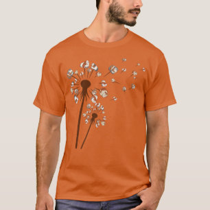 Niedliche Guinea Pig Dandelion Blume Funny Animal  T-Shirt