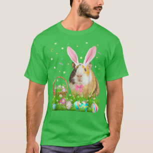 Niedliche Guinea Pig Ostern Osterntag Bunny Egg Os T-Shirt
