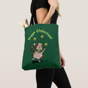 Niedliche Guinea Pig Veggie Weihnachten! Sprout Ju