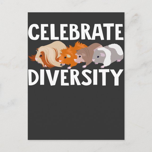 Niedliche Guinea Postkarte (Vorderseite)