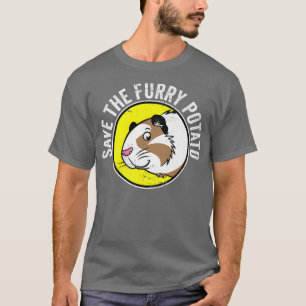 Niedliche Guinea Schwein Rettete ich die Furry Pot T-Shirt