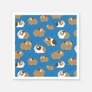 Niedliche Guinea Schweine Napkins Serviette