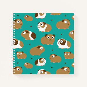 Niedliche Guinea Schweine Notebook Notizbuch