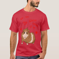 Niedliche Guinea Schweine Wheek Wheek Geschenk T -