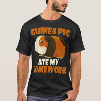 Niedliche Guinea Schweinefilet meine Hausaufgaben  T-Shirt