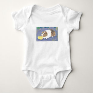 Niedliche Guinea Schweinefleisch Eating Orange Sli Baby Strampler