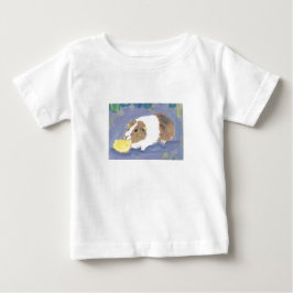 Niedliche Guinea Schweinefleisch Eating Orange Sli Baby T-shirt