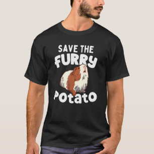 Niedliche Guinea Schweinefleisch Rettete die Furry T-Shirt