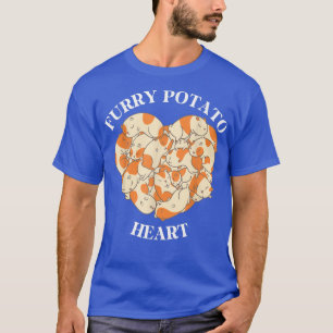 Niedliche Guinea Schweineherz Furry Potato Lover75 T-Shirt