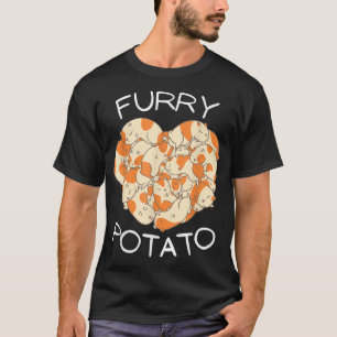Niedliche Guinea Schweineherz Furry Potato Lover75 T-Shirt