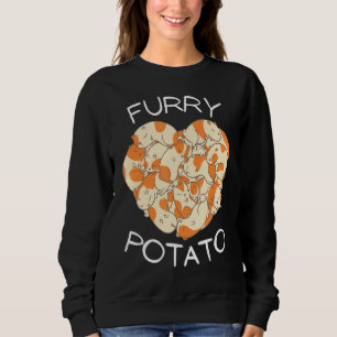 Niedliche Guinea Schweineherz - Kartoffel 6 Sweatshirt